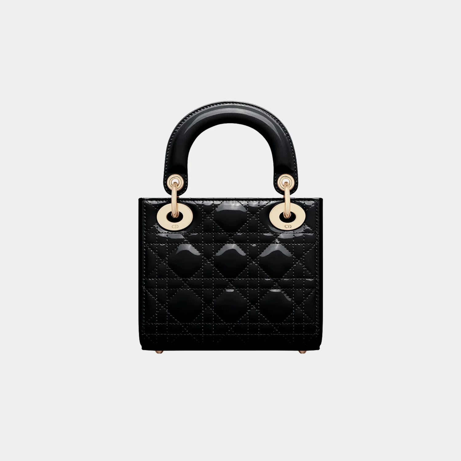 Mini Lady Dior Bag Patent Cannage Calfskin