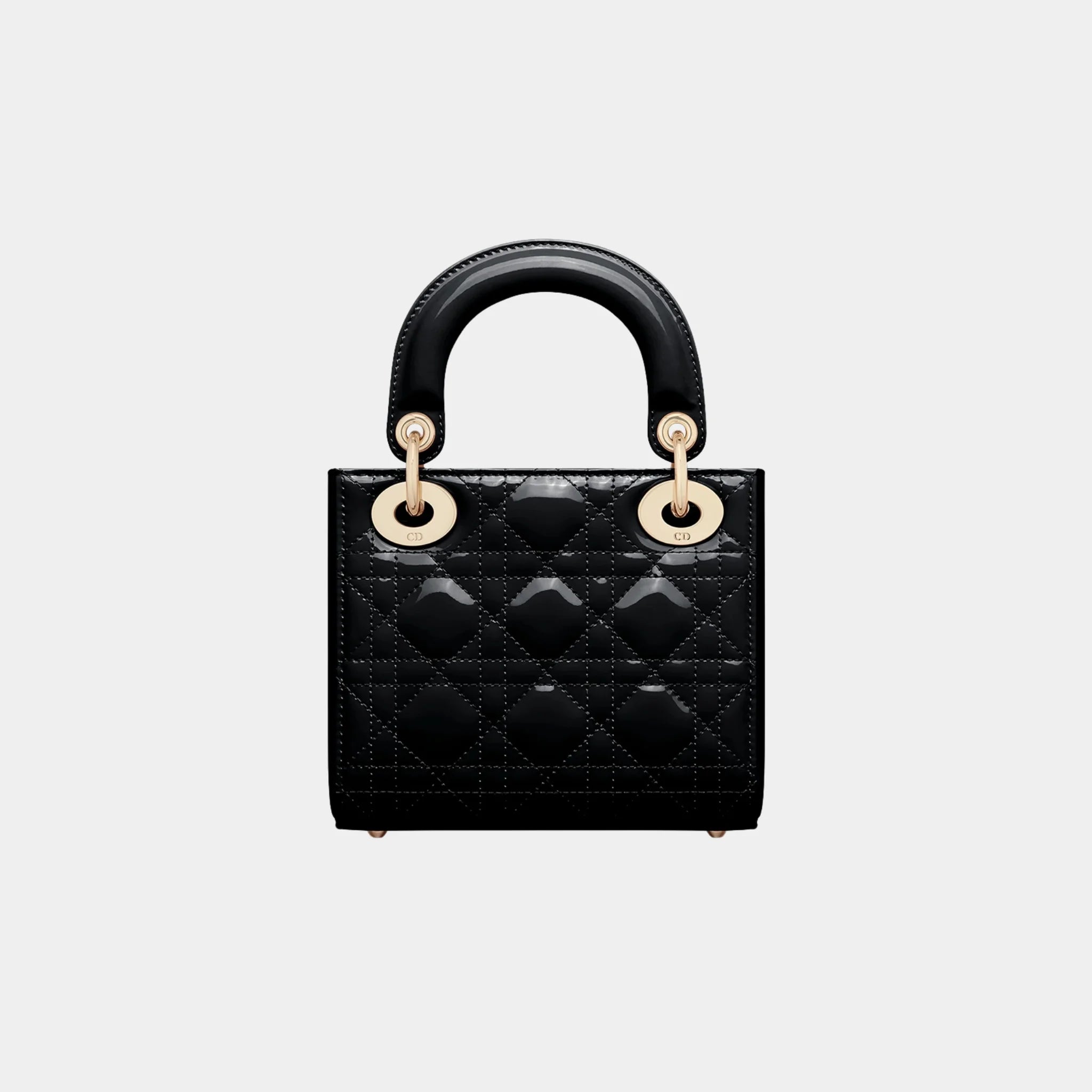Mini Lady Dior Bag Patent Cannage Calfskin