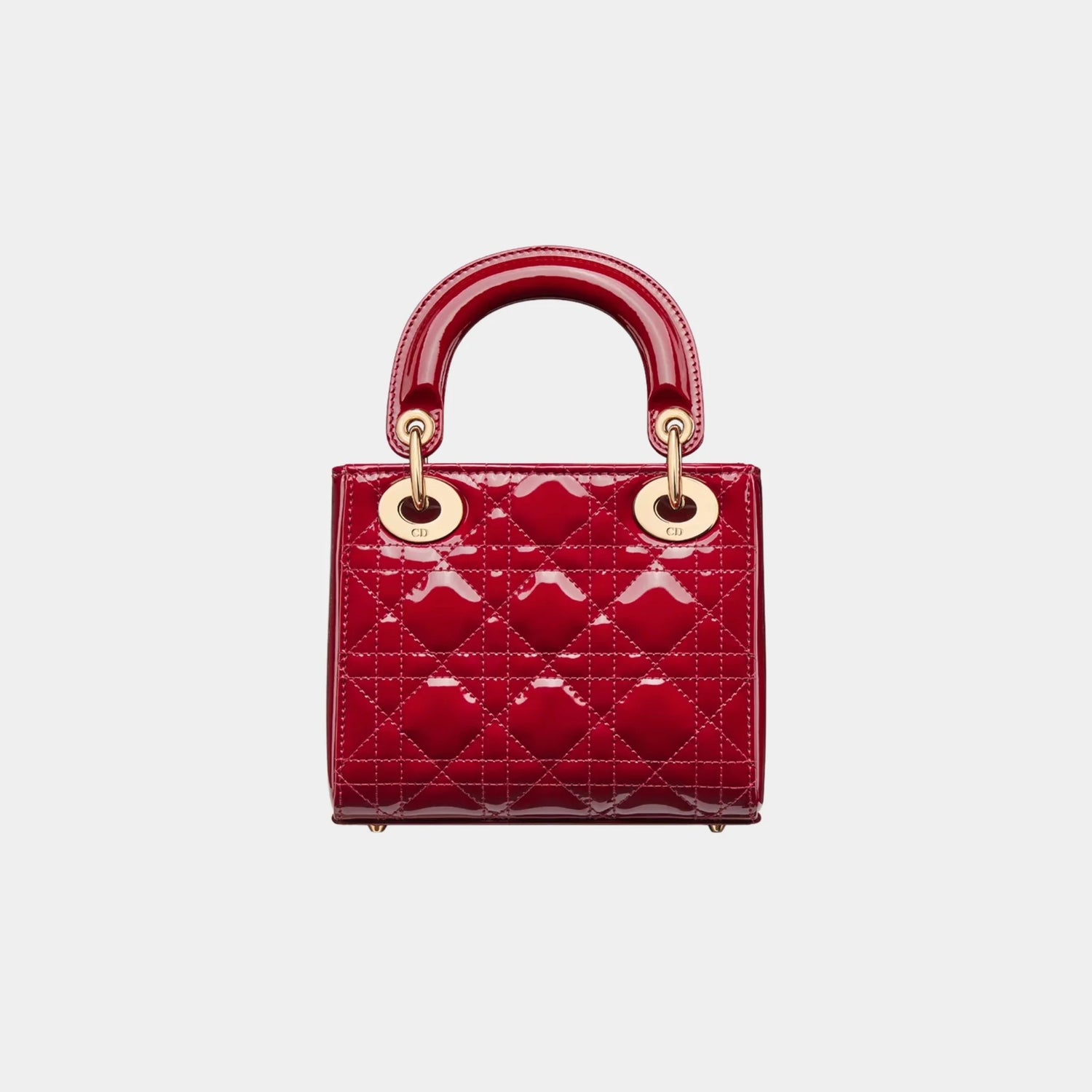 Mini Lady Dior Bag Patent Cannage Calfskin