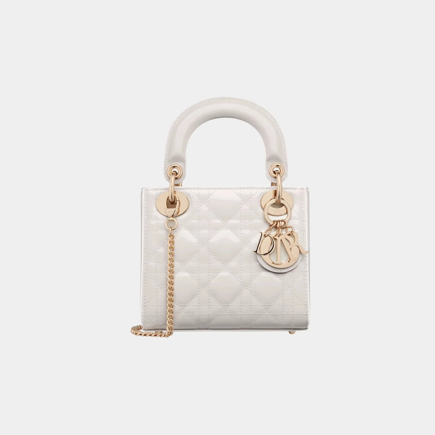 Mini Lady Dior Bag Patent Cannage Calfskin