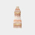 Missoni Short Sleeveless Chevron Lame Dress With Halter Neckline, Beige, Front