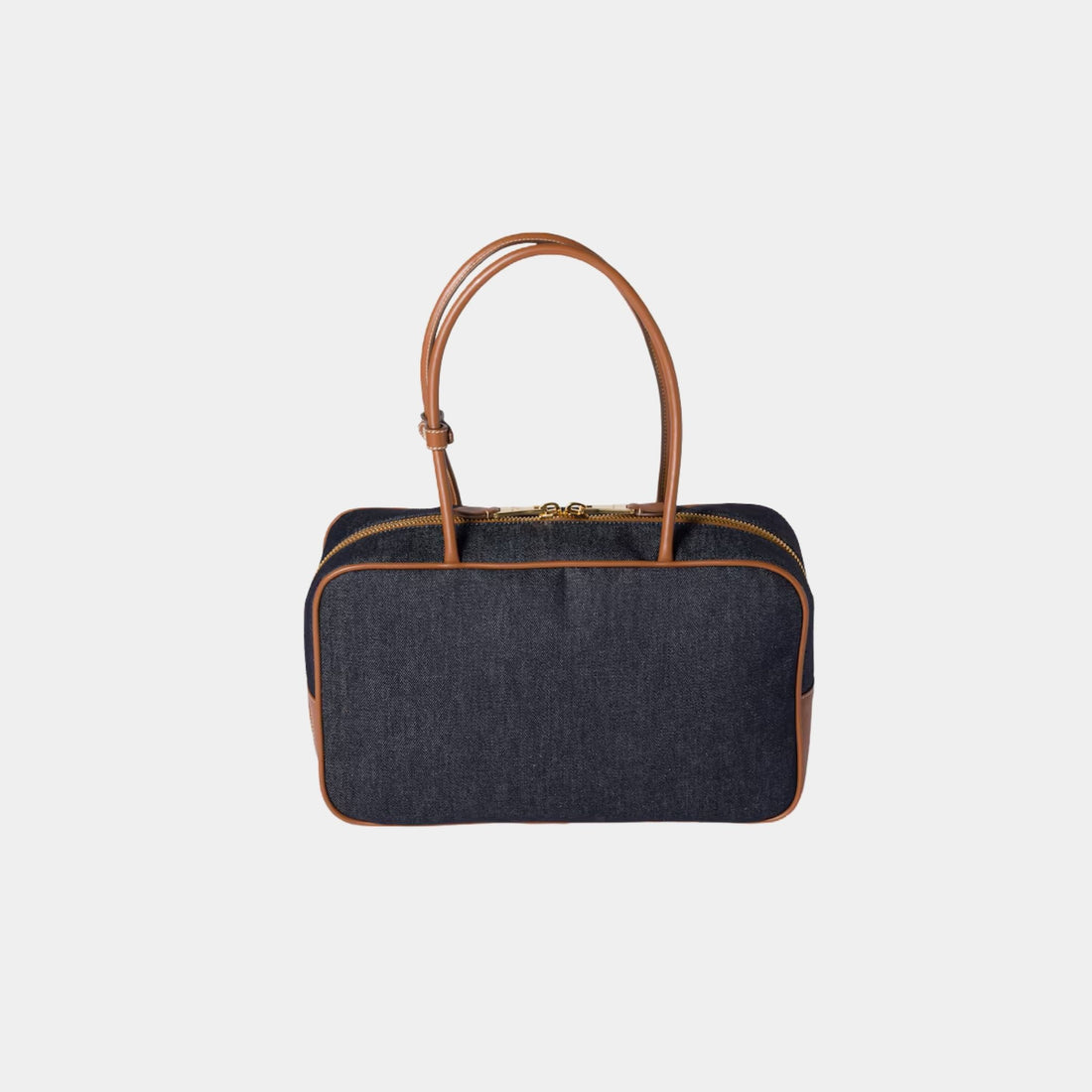 Miu Miu Beau Denim Large Bag, Blue, Brandy, Back