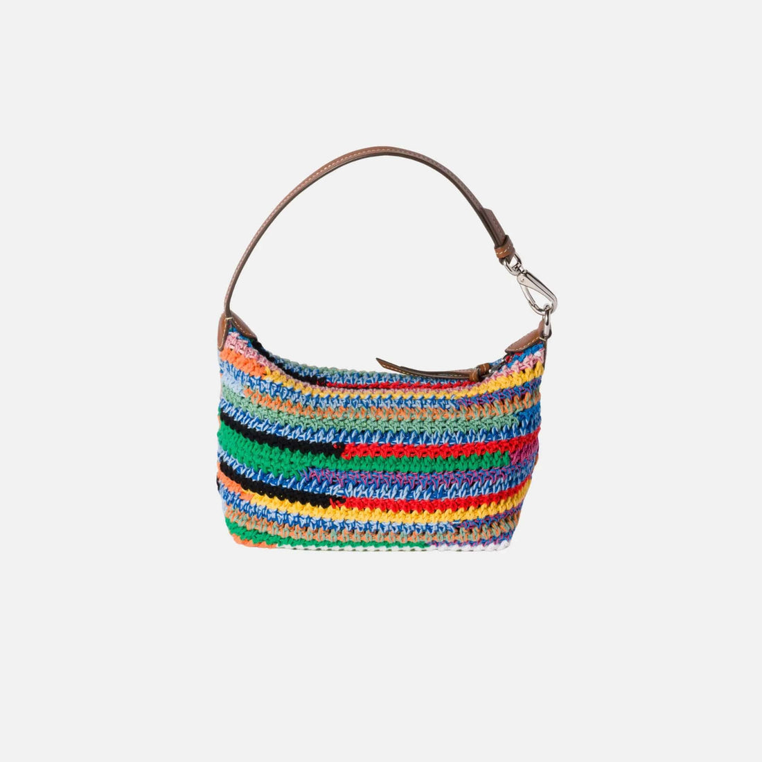 Miu Miu Crochet pouch, Multicolored, Back