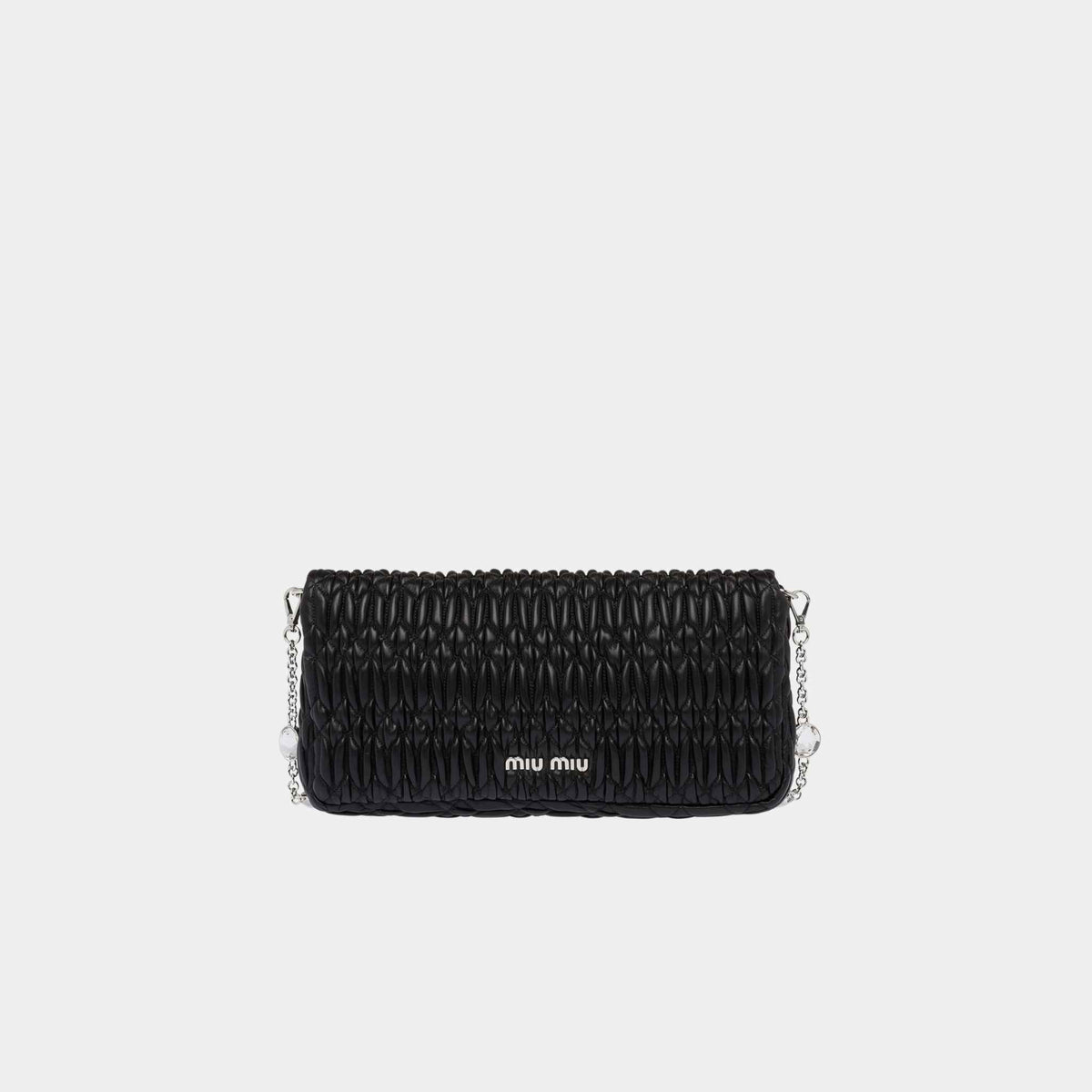 حقيبة Crystal Cloqué Nappa Leather
