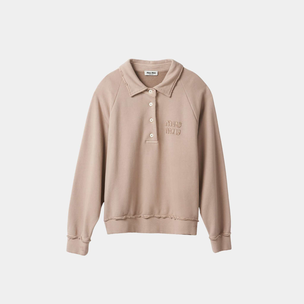 سويتر من قطن Fleece مصبوغ
