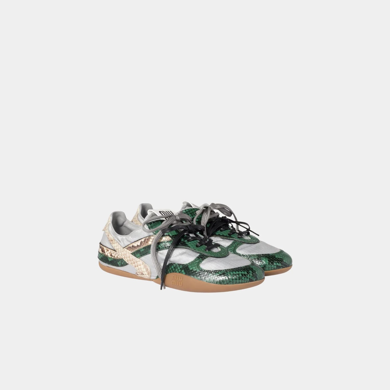 Gymnasium Technical Fabric and Python-print Ayers Sneakers