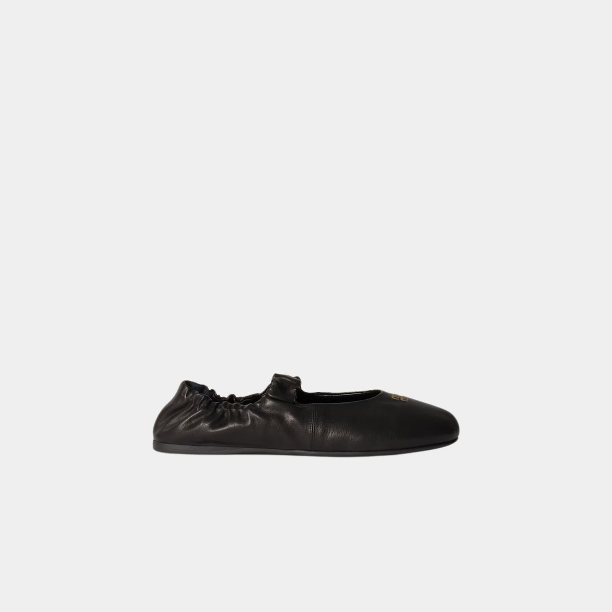 Ruches Nappa Leather Ballerinas