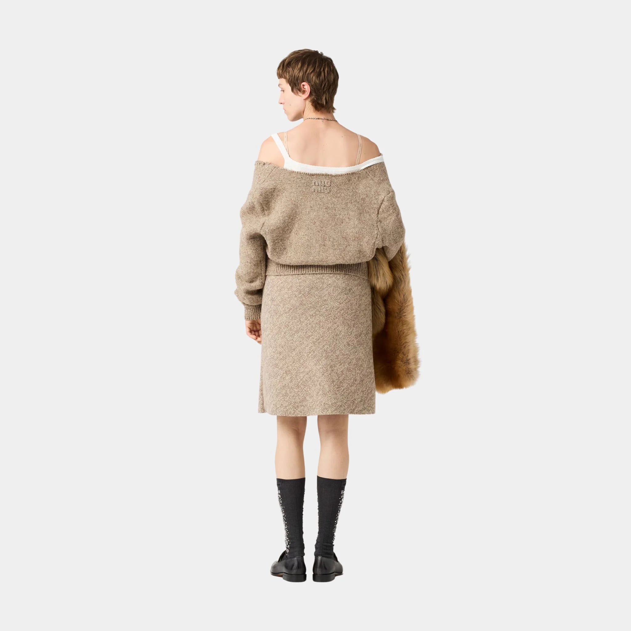 Wool Knit Skirt