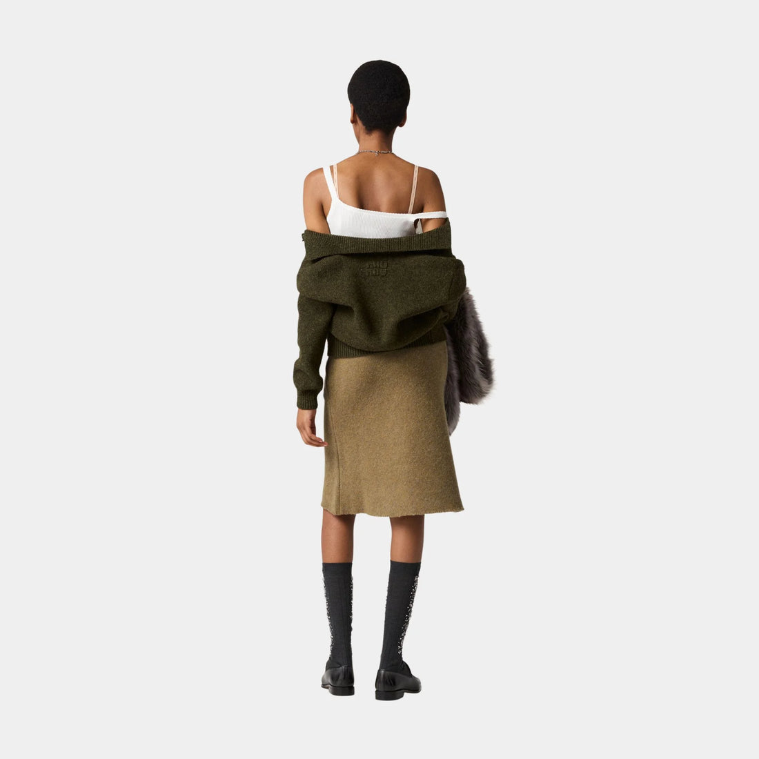 Wool Knit Skirt