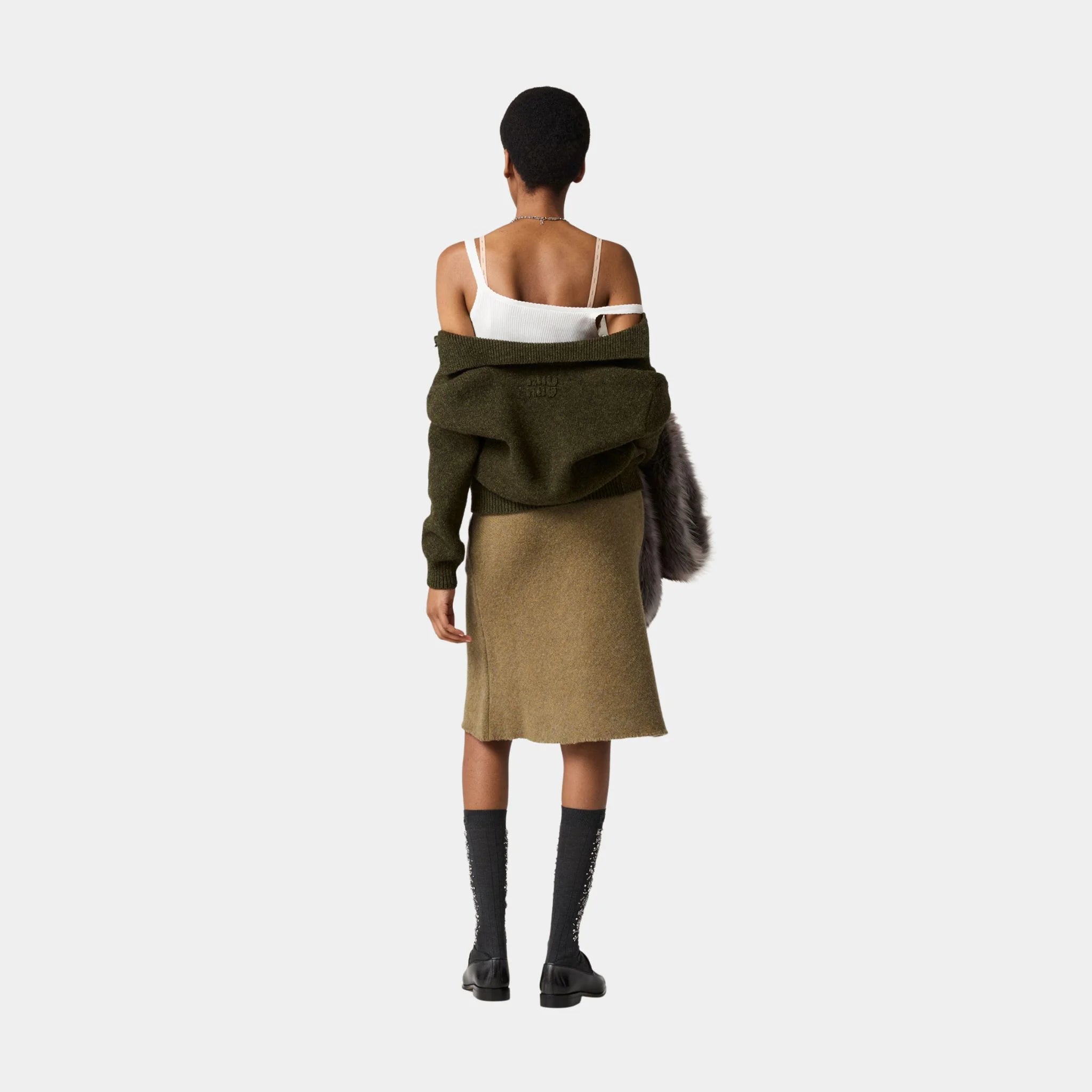 Wool Knit Skirt