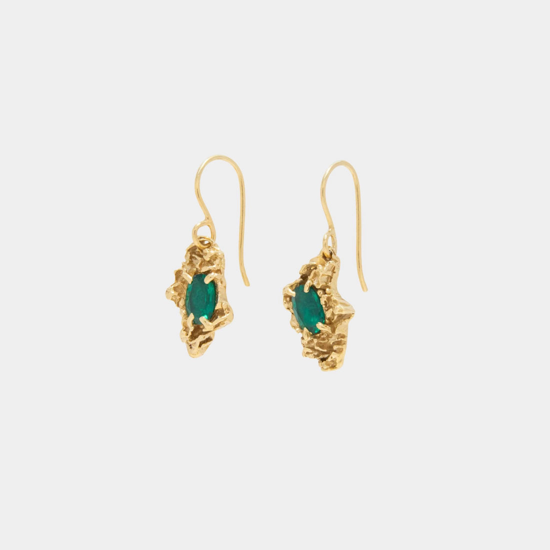 Nameko Emerald Earrring
