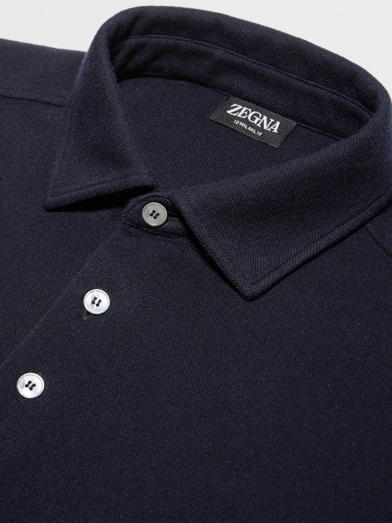 12MILMIL12 Wool Polo Shirt