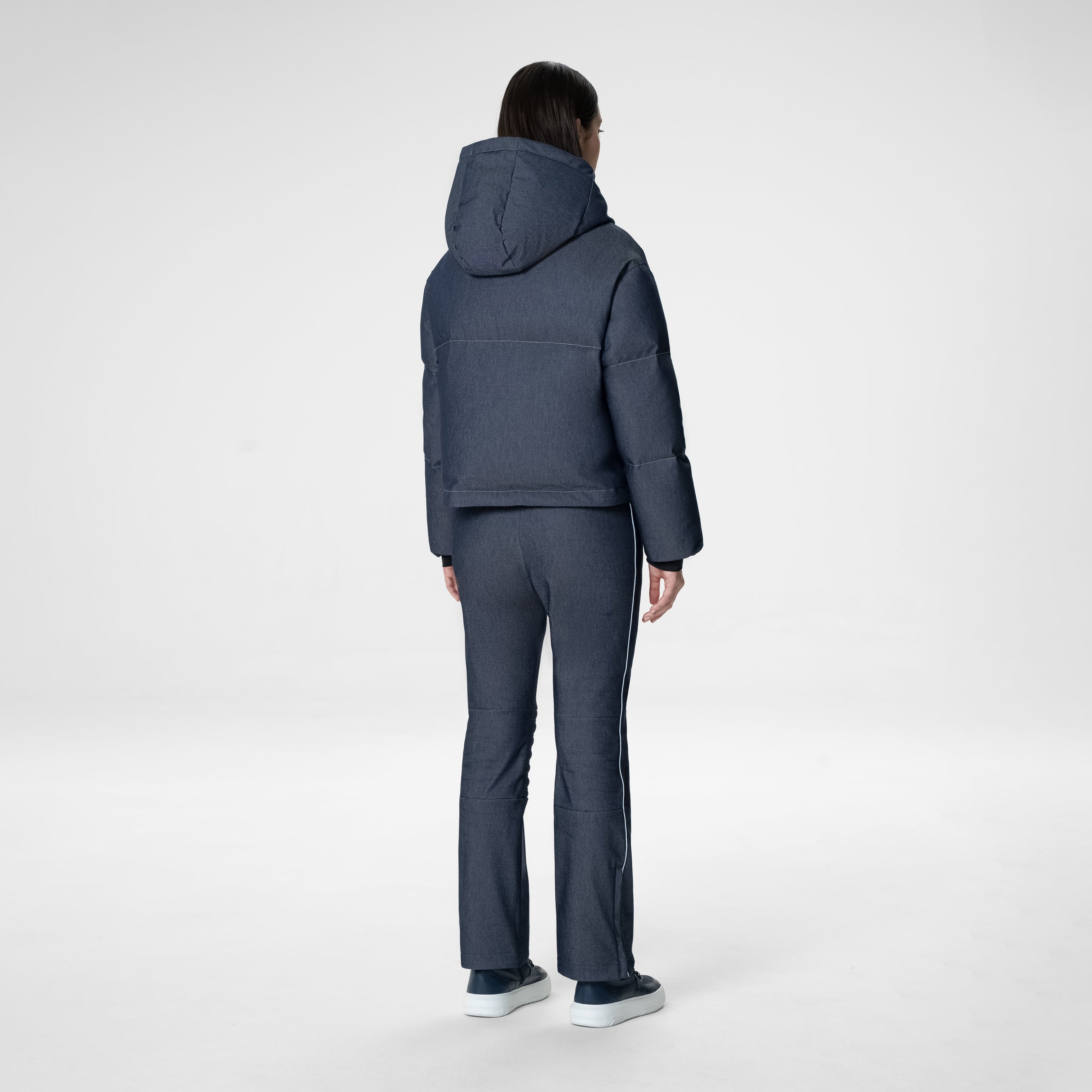 Ogier Argentiere Denim Ski Pants, Model Back 