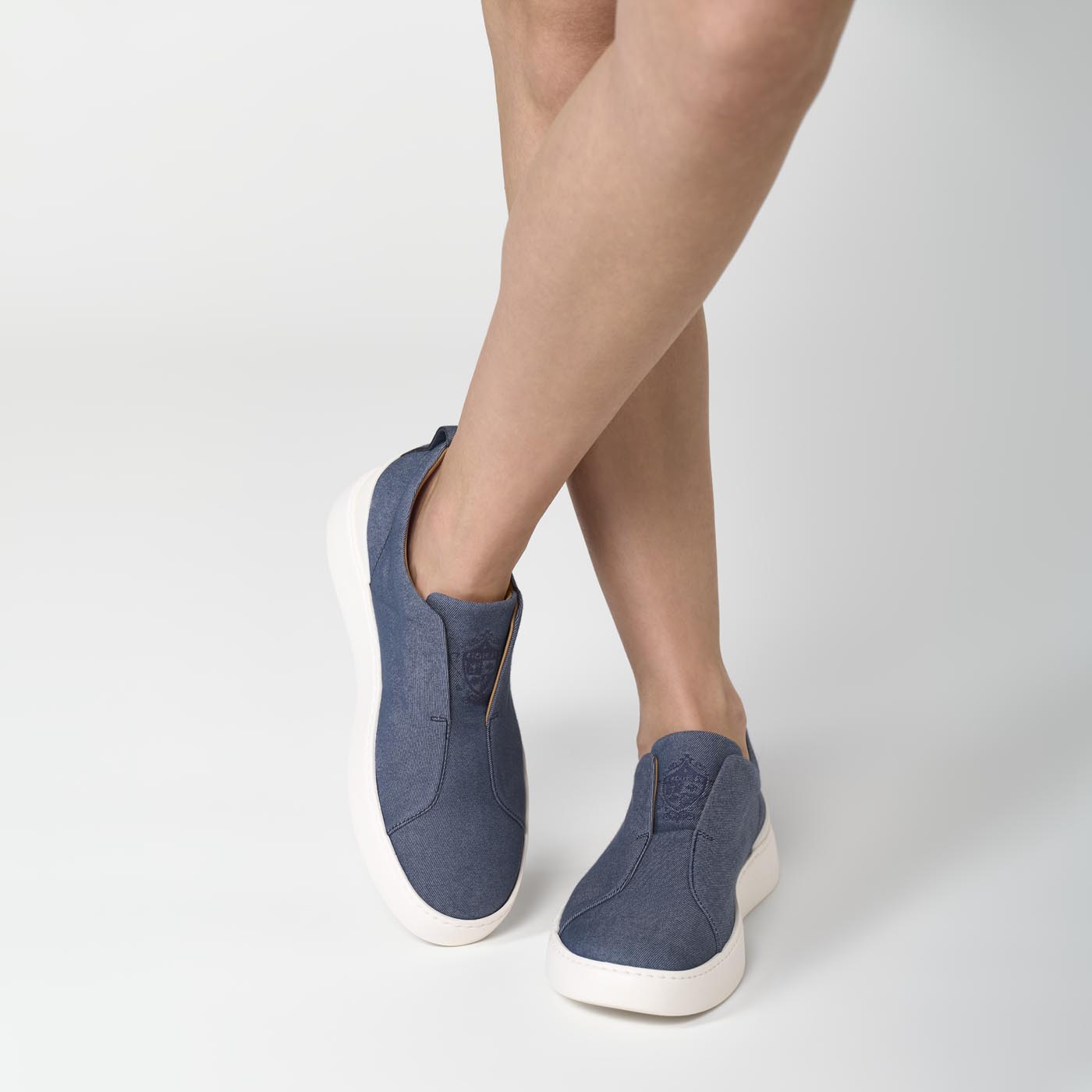 Ogier Bergamo Sneakers Cotton, Light Demin Model