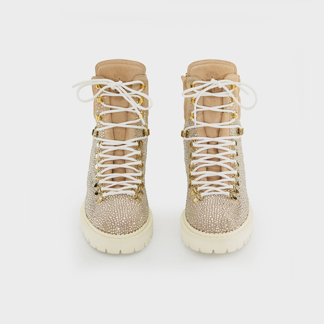 Partenkirschen Swarovski Boots Beige front