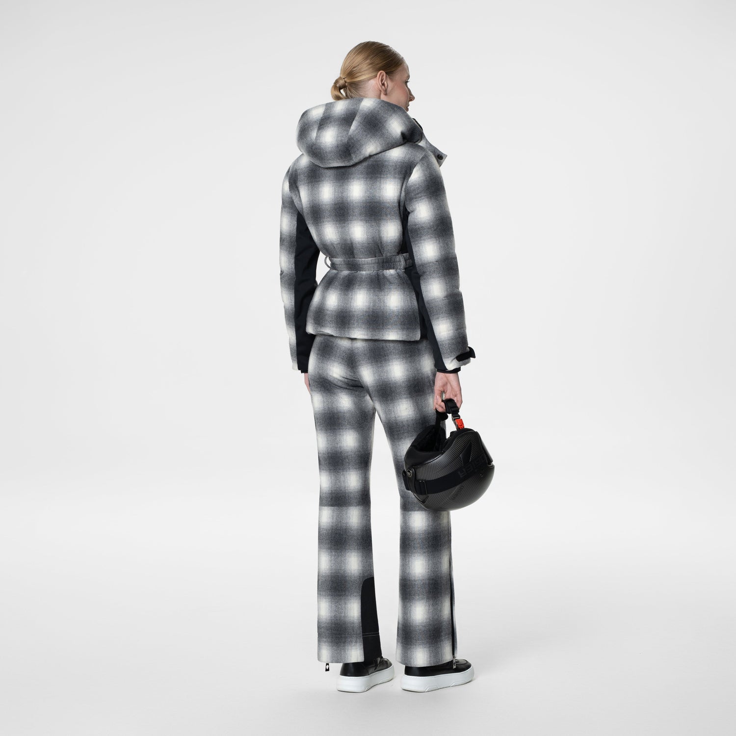 Seefeld Ski Pants checkered, back model