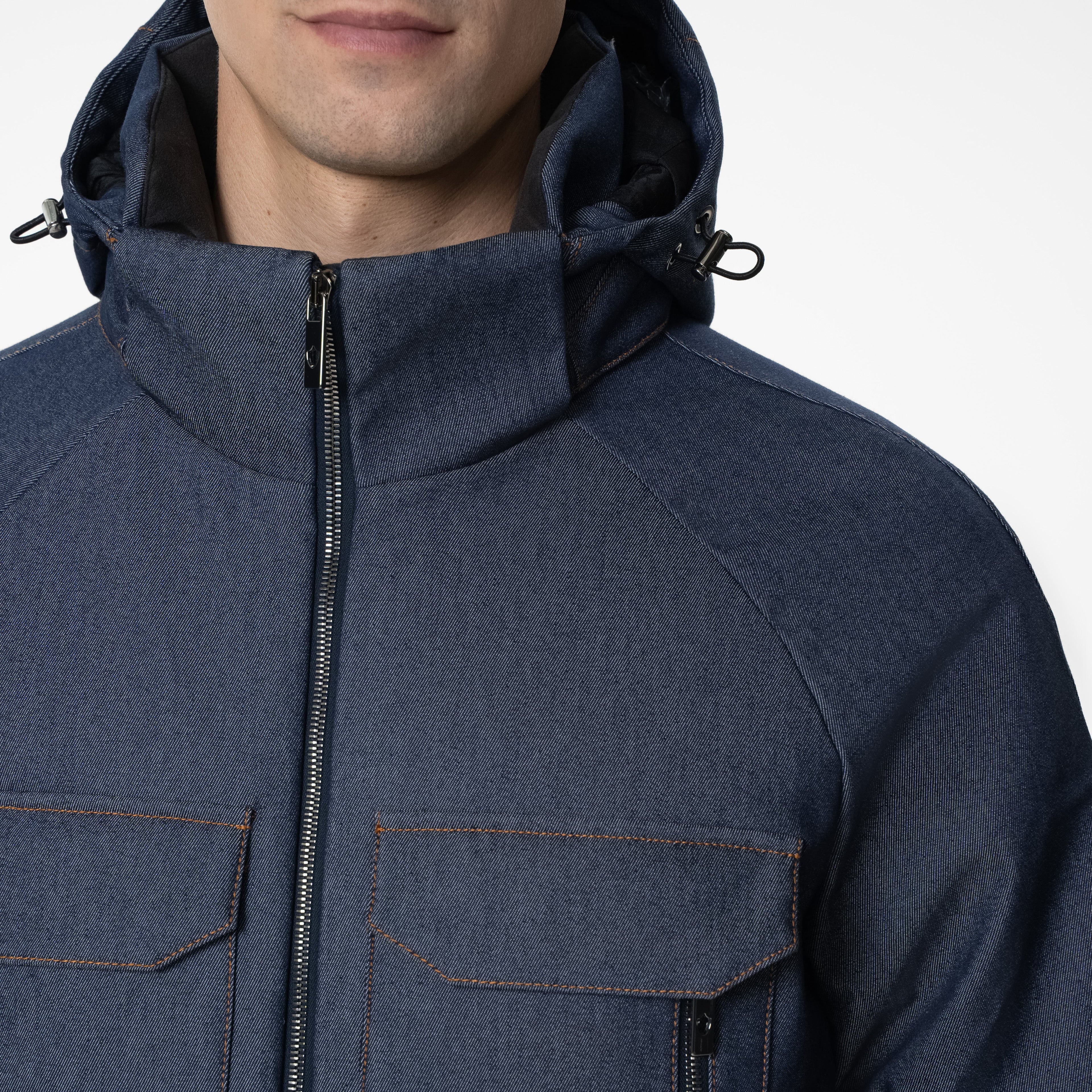 Tokyo Denim Ski Jacket closeup