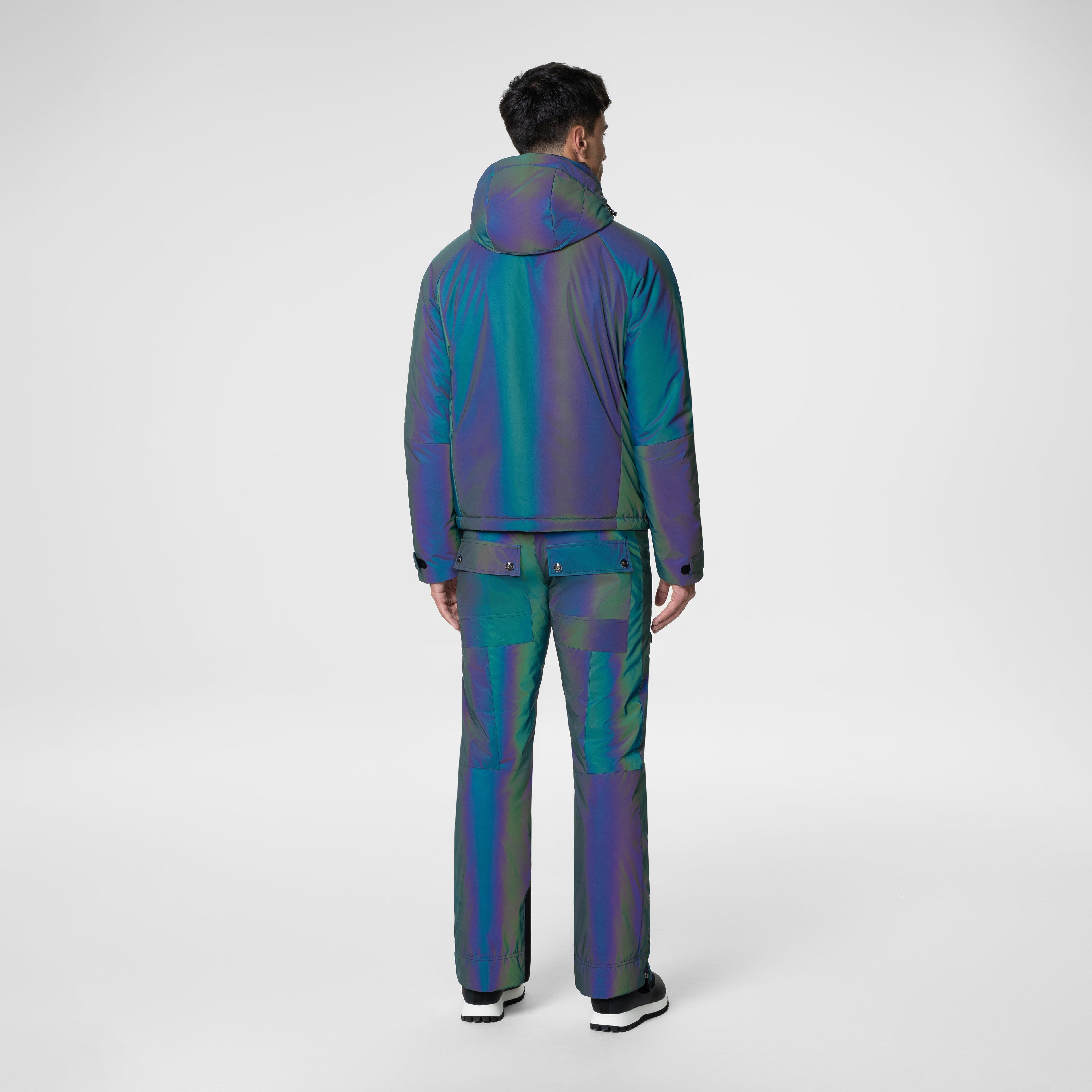 Tokyo Reflectant Ski Jacket model back