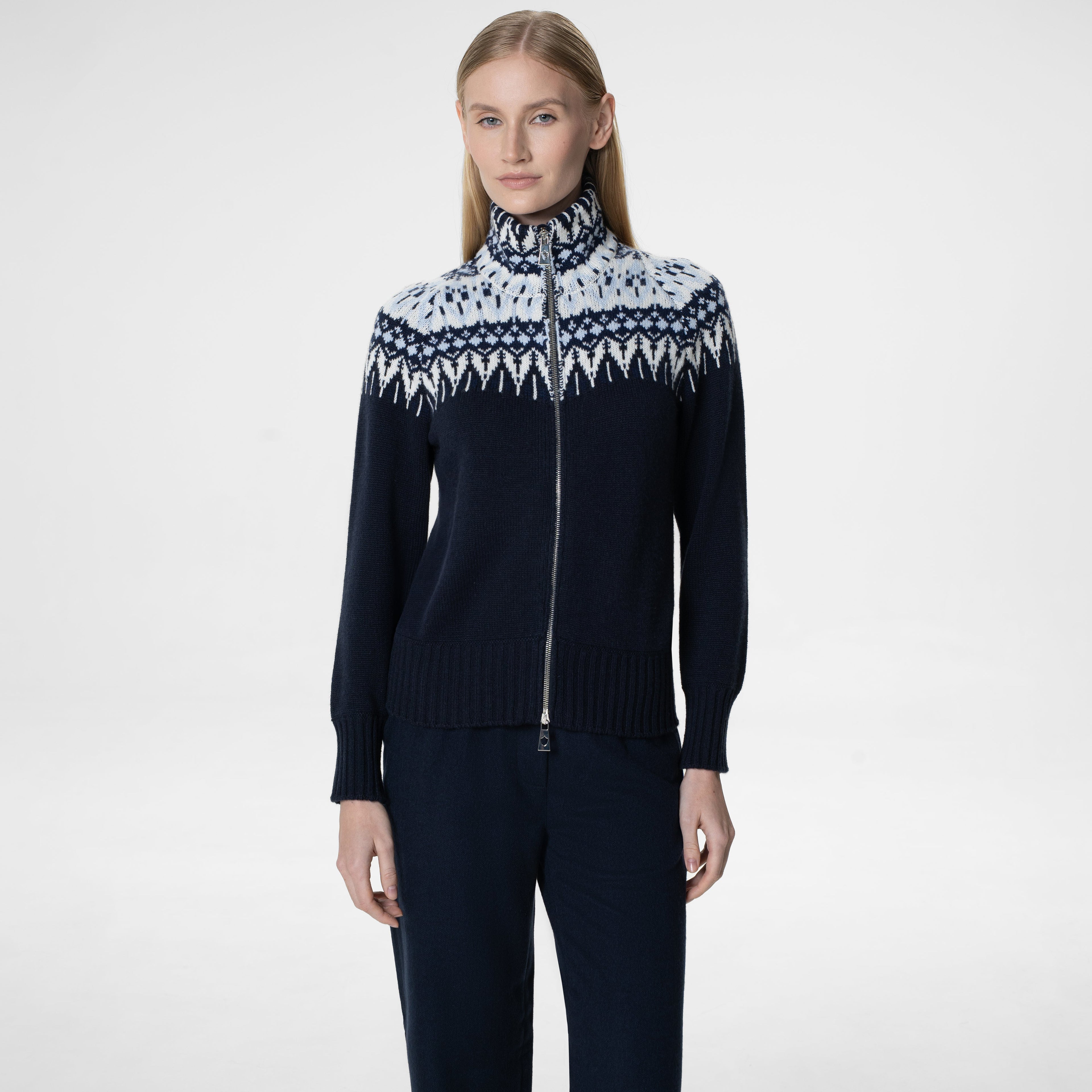 Ogier Vrony Sweater Cashmere , Navy, Front