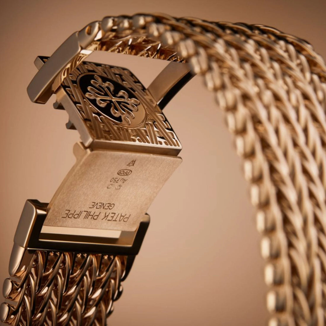 Patek Philippe 5738/1R إيليبس الذهبية، مشبك