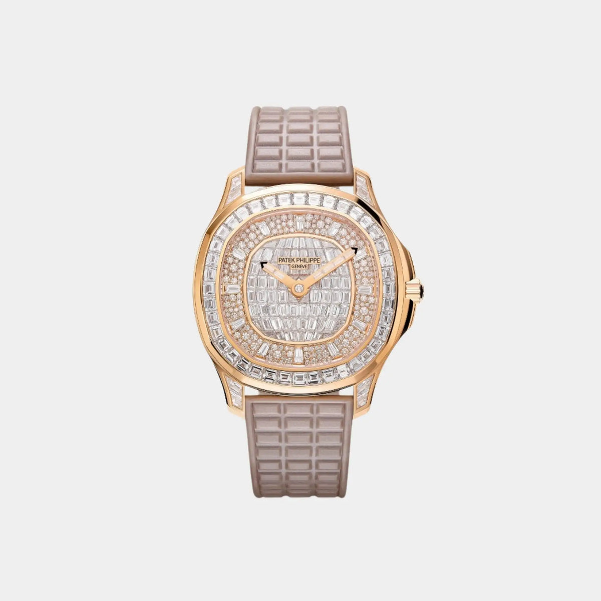 ساعة Aquanaut Ref. 5062/450R-001 من الذهب الوردي مرصعة بالماس