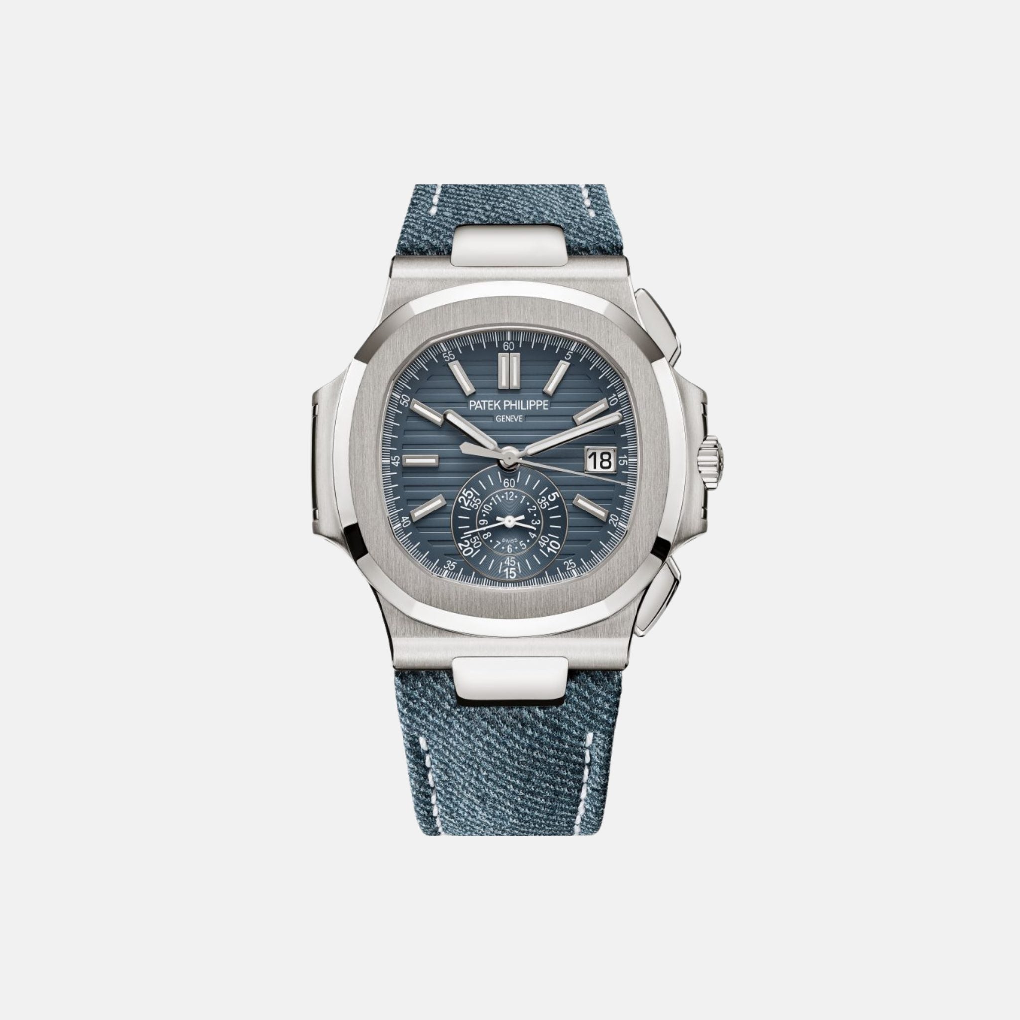 Patek Philippe Nautilus 5980/60G-001 – Flyback Chronograph, Front