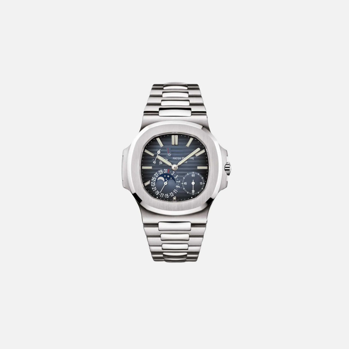 Nautilus Automatic Winding Moon Phase 40mm Blue Dial 5712/1A-001