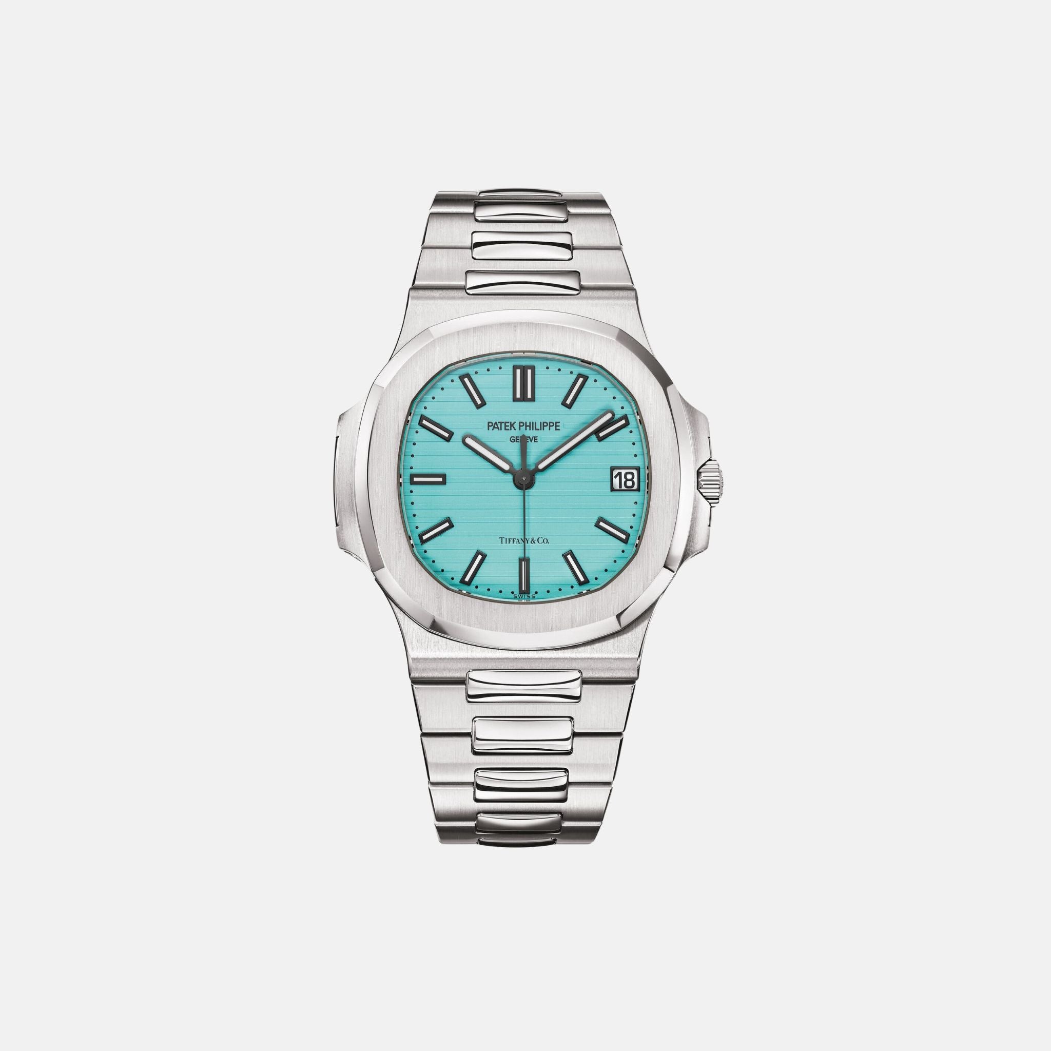 Patek Philippe X Tiffany &amp; Co - Nautilus 5711 In Tiffany Blue, Front