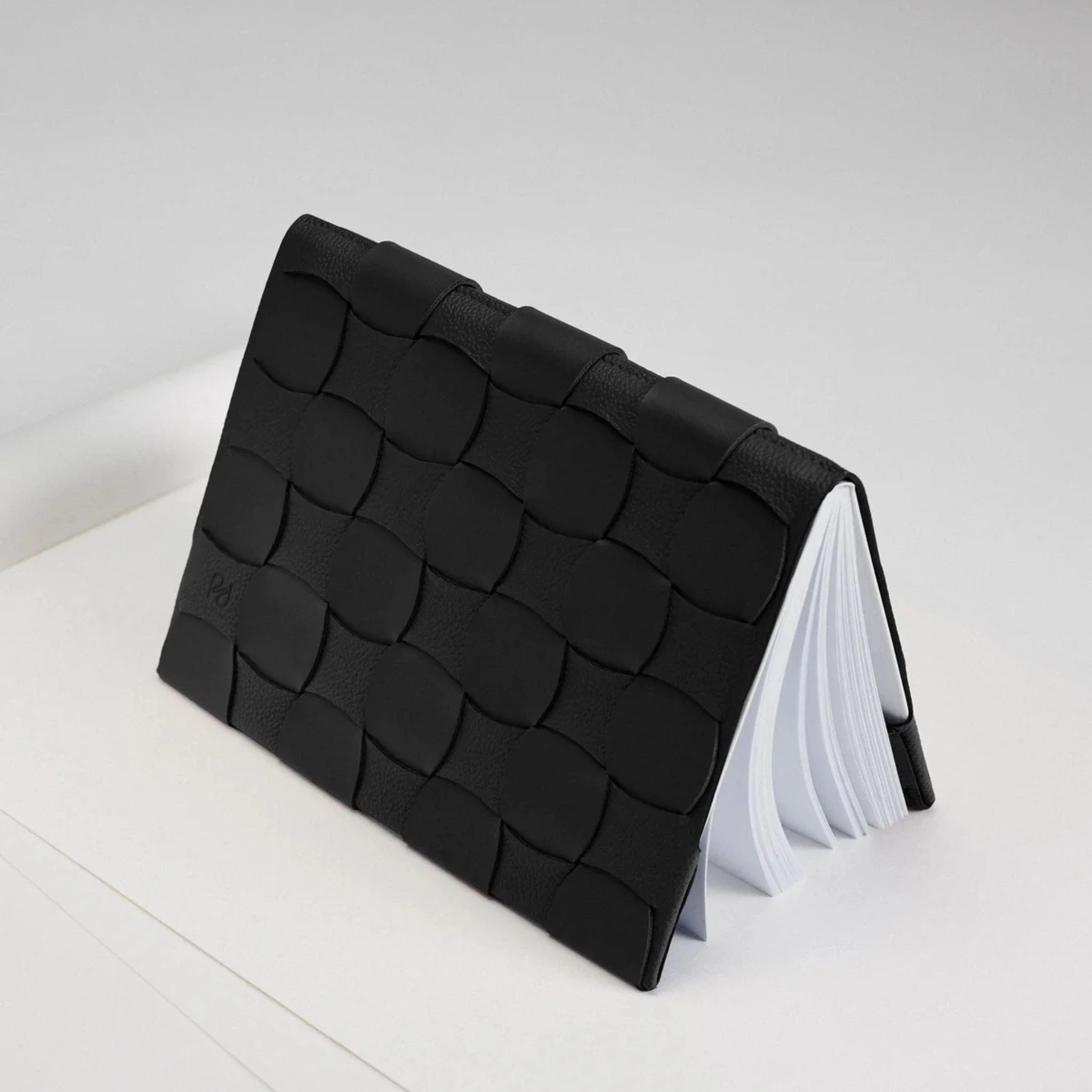 Polene A5 Neiti Notebook Cover, Black , side