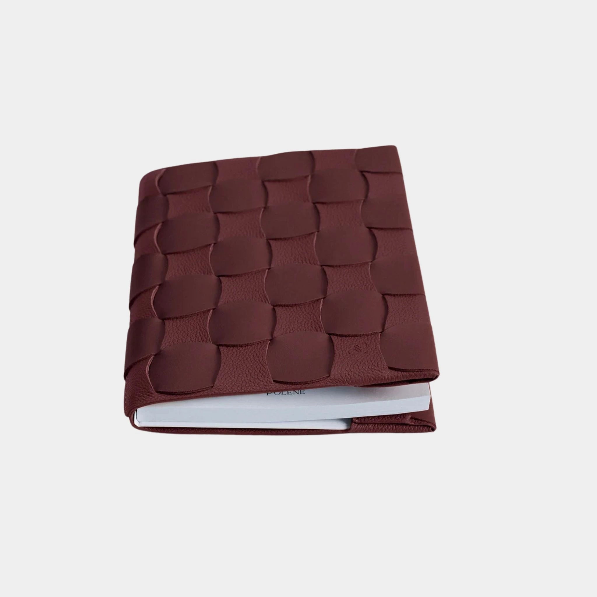 Polene A5 Neiti Notebook Cover, Black Cherry, Bottom