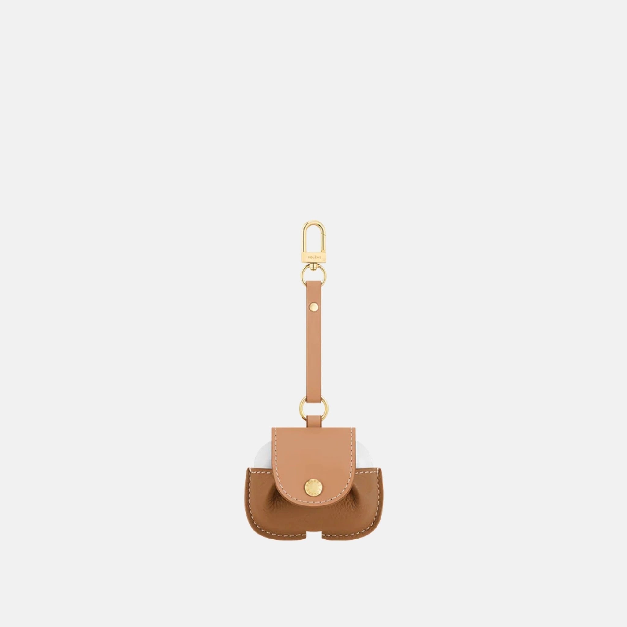 Polene Airpods Case Duo Edition, Camel