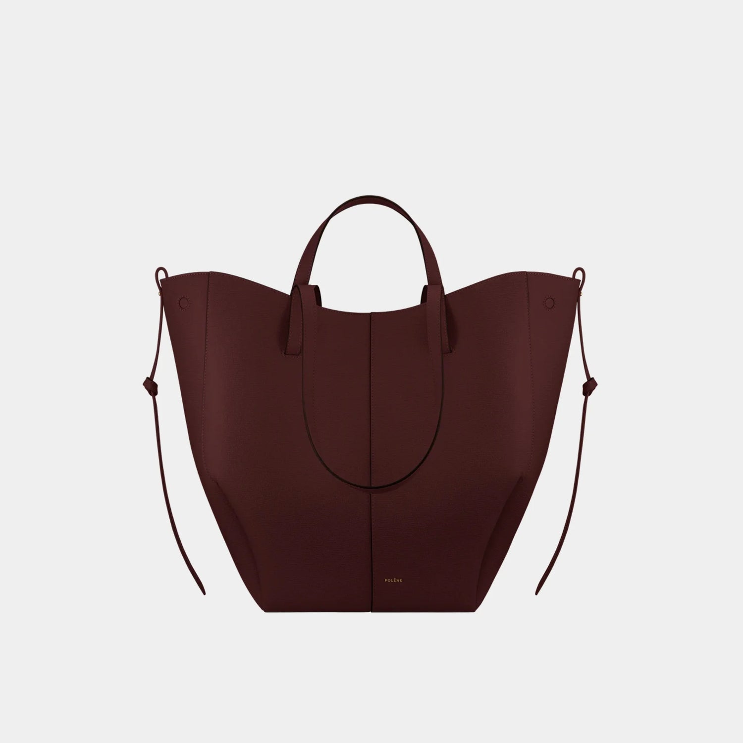 Polene Cyme Tote Bag, Black Cherry