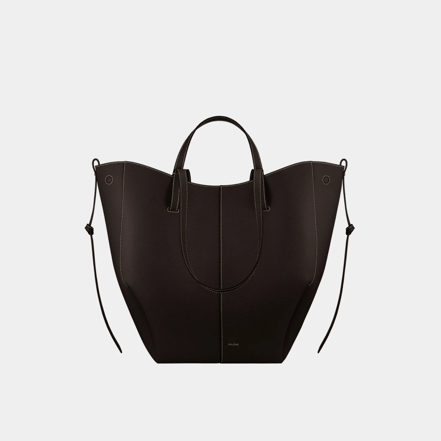 Polene Cyme Tote Bag, Ebony