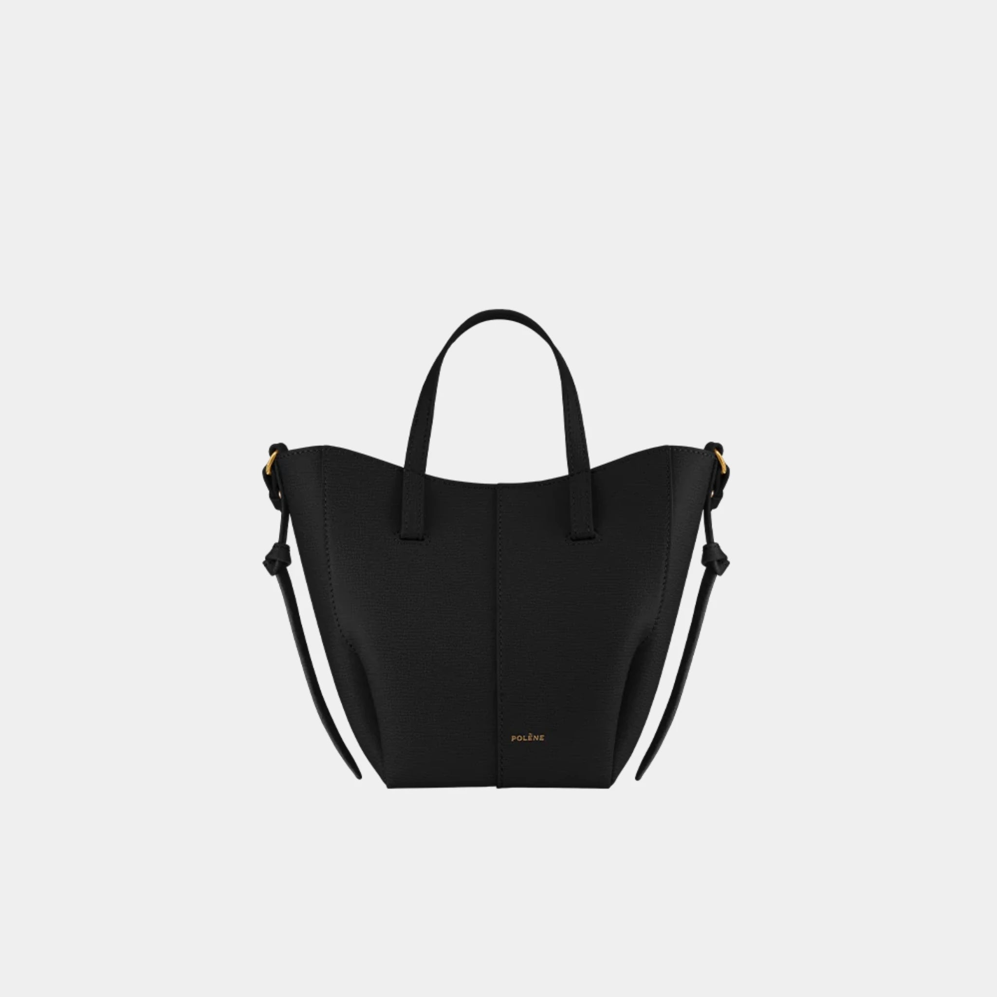 Polene Cyme Tote Nano Bag, Black