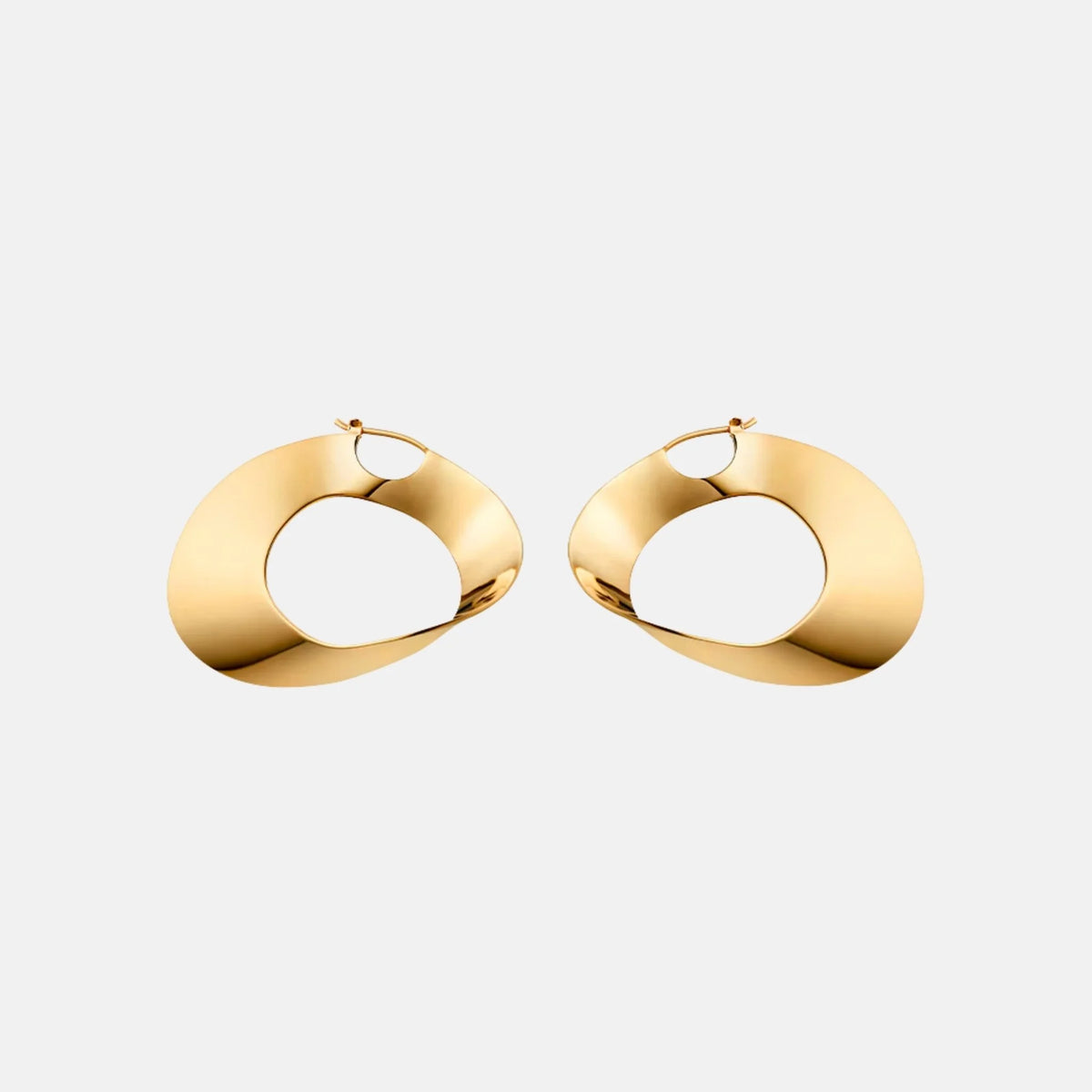 Eole Hoop Earrings 24 Carat Gold Gilded Edition