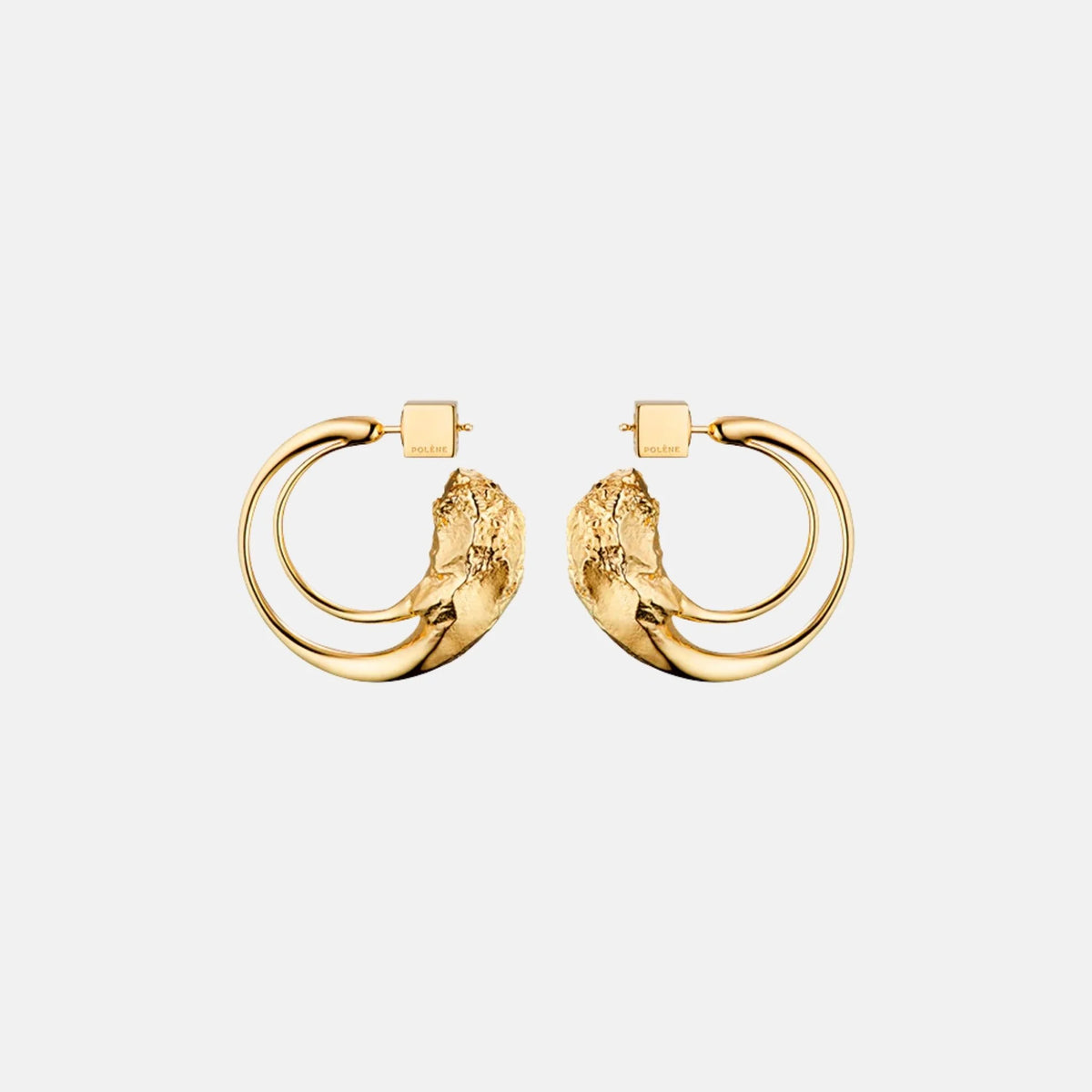 Eroz Hoop Earrings 24 Carat Gold Gilded Edition