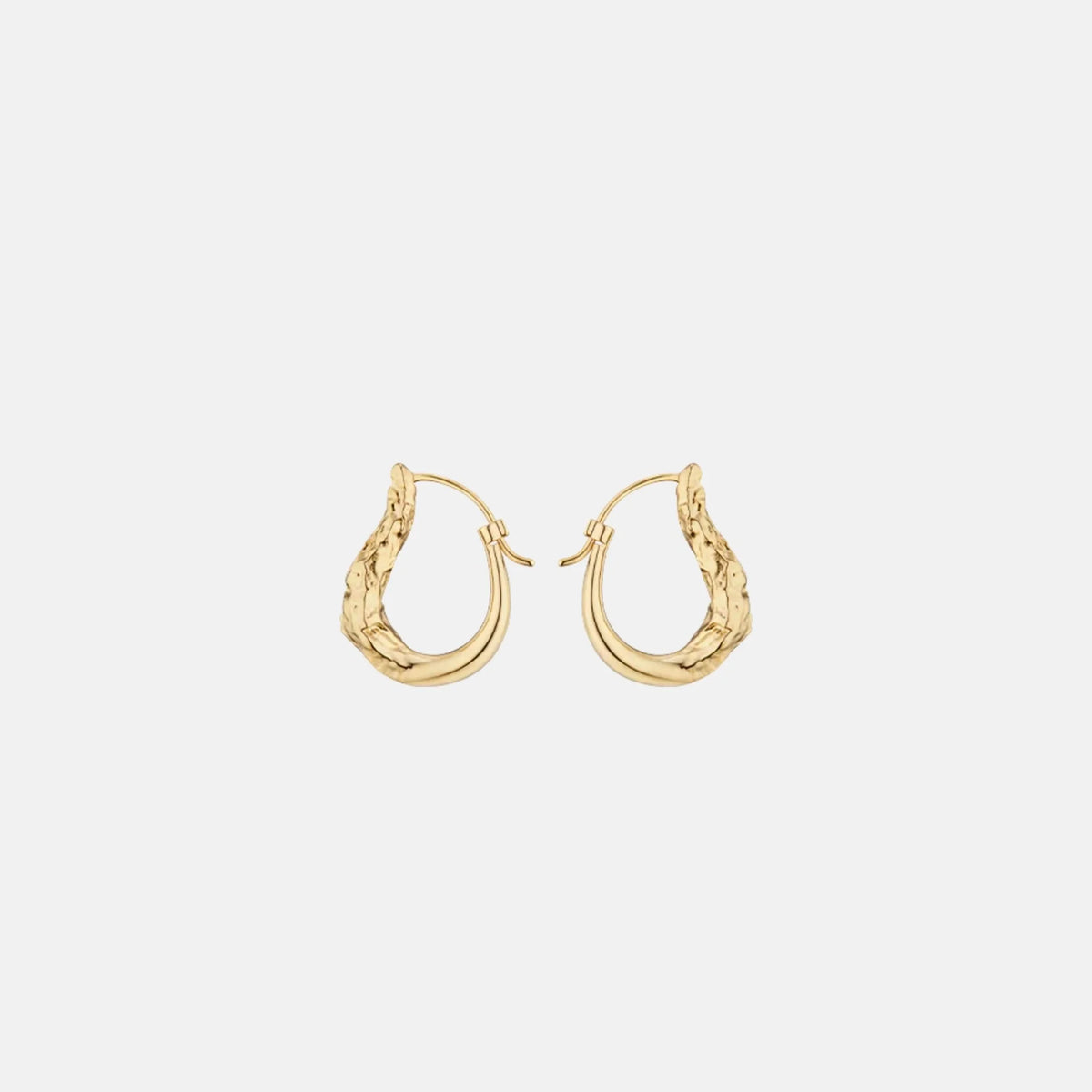 Eroz Slim Hoop Earrings Gilded Edition