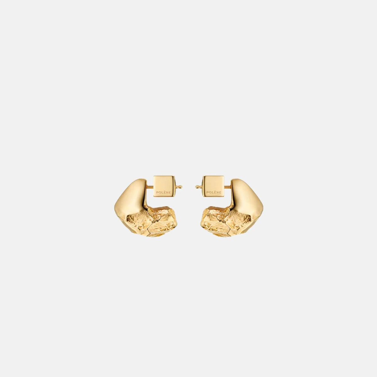 Eroz Stud Earrings 24 Carat Gold Gilded Edition