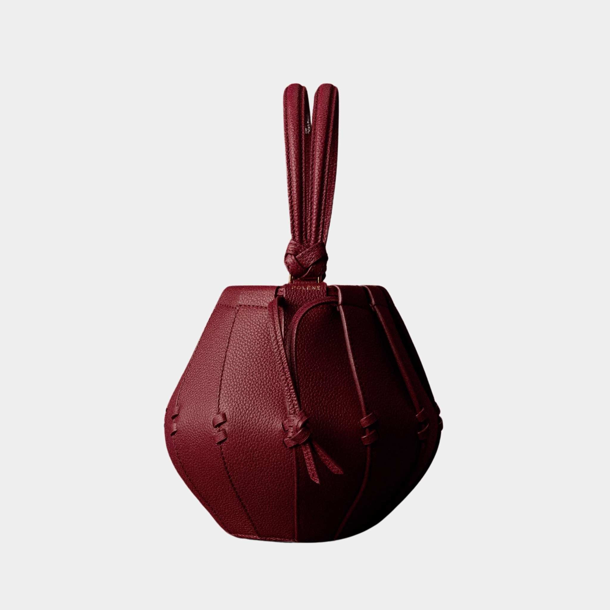 Polene Lopio Edition Garnet Handbag, Side