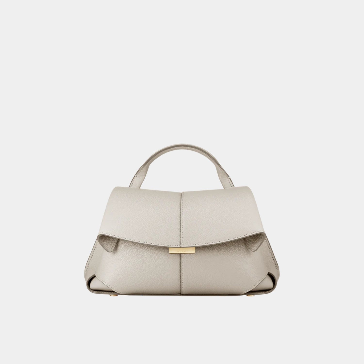 Polene Mokki Mini Handbag, Chalk