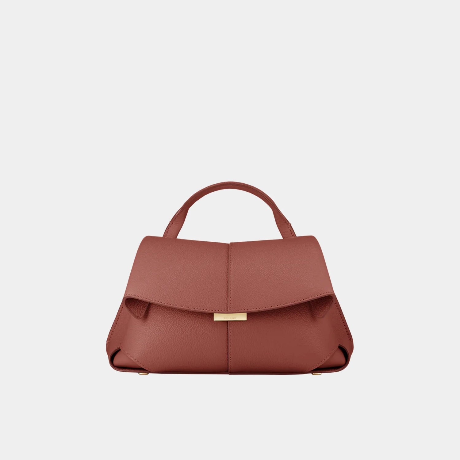 Polene Mokki Mini Handbag, Terracotta