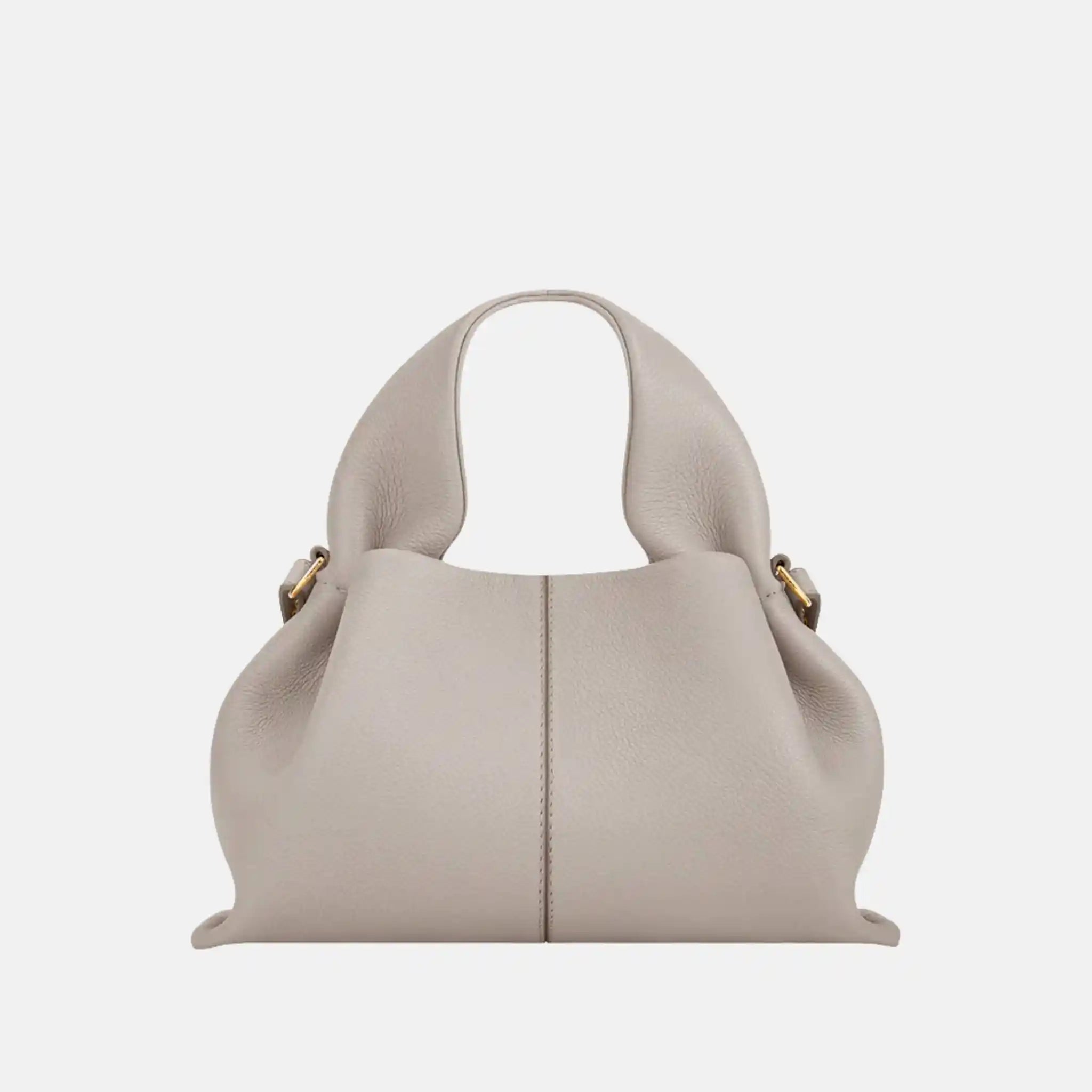 Polene Numero Neuf Mini Handbag, Textured Mist