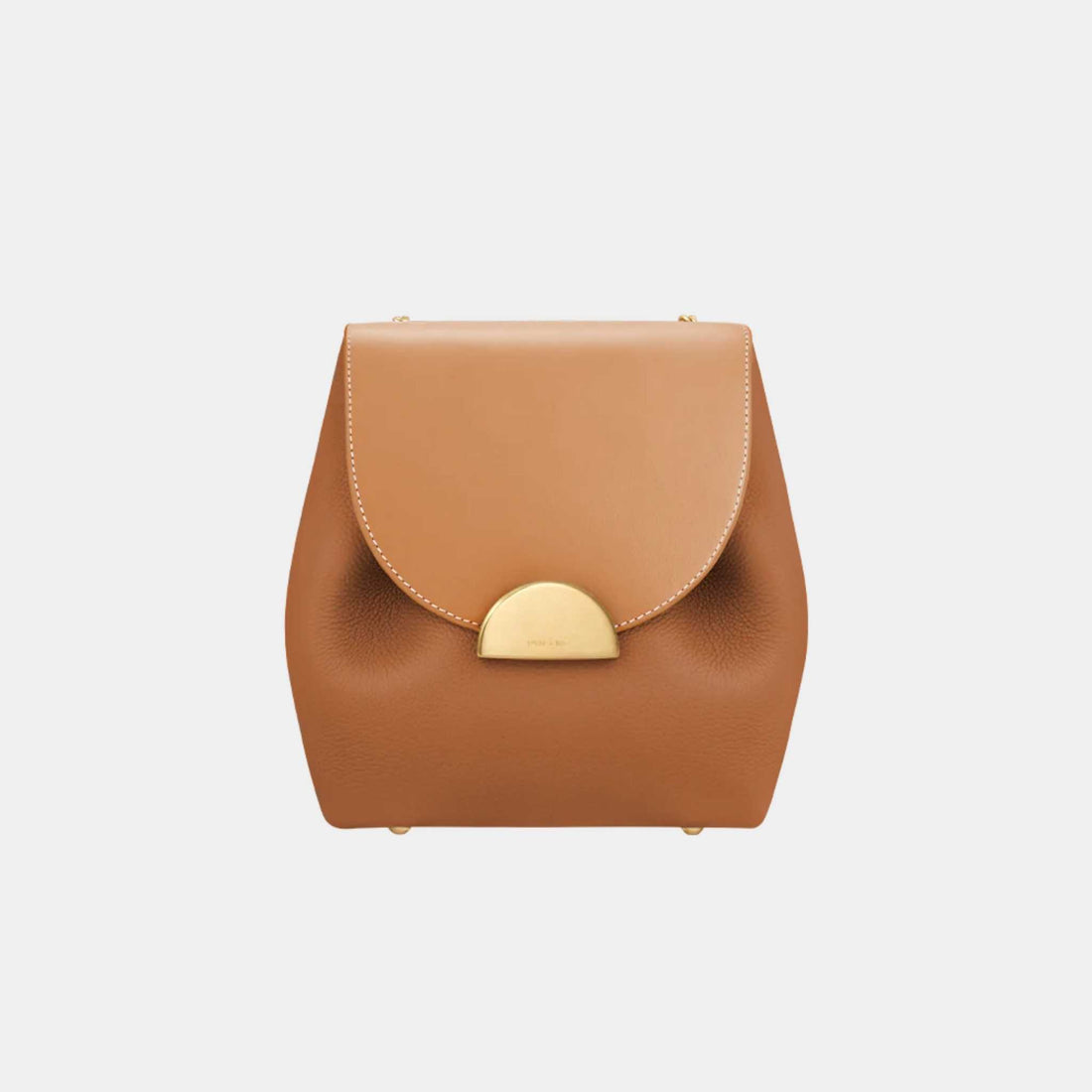 Polene Numero Un Mini Edition Handbag, Duo Camel Front