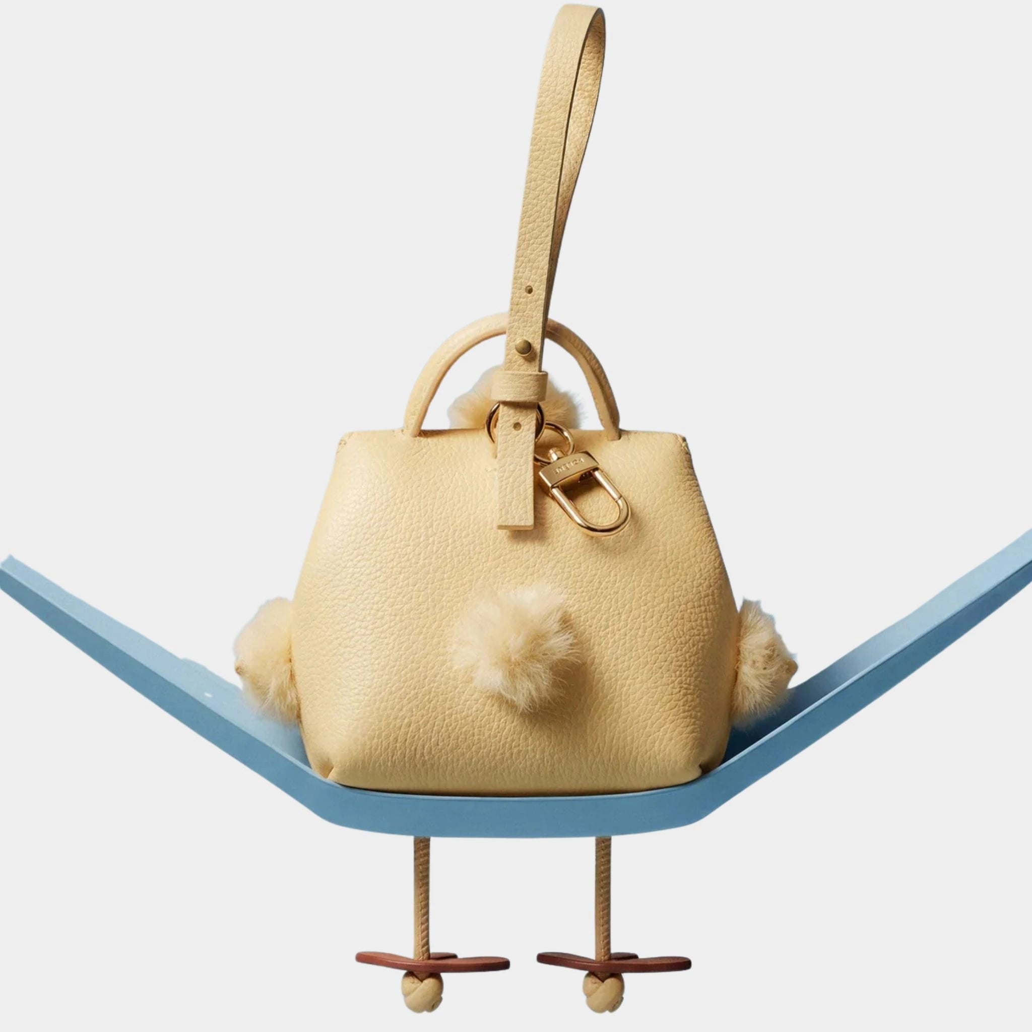 Polene The Nanonimals Bag Charm, Piyu, Back