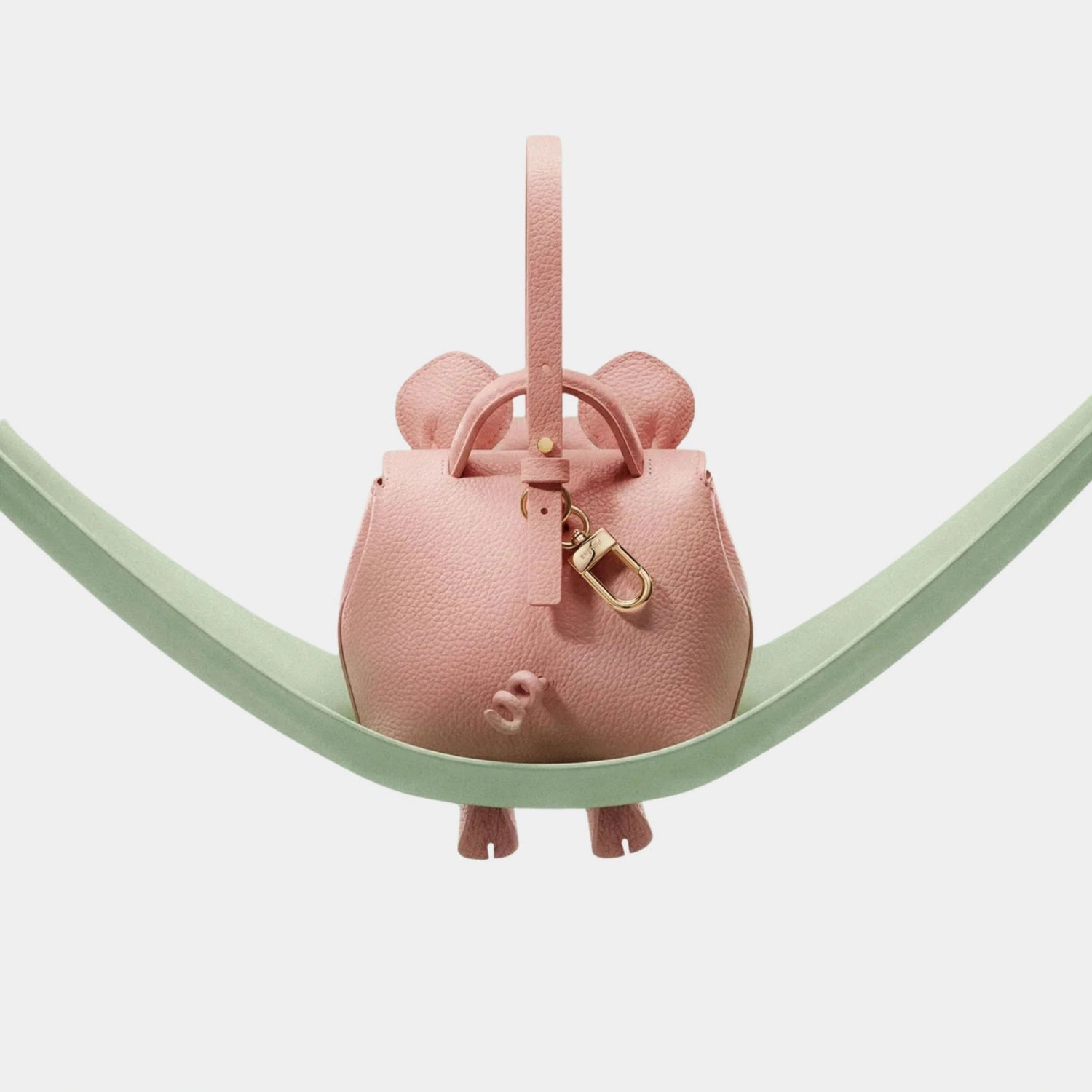 Polene The Nanonimals Bag Charm, Pigi, Back