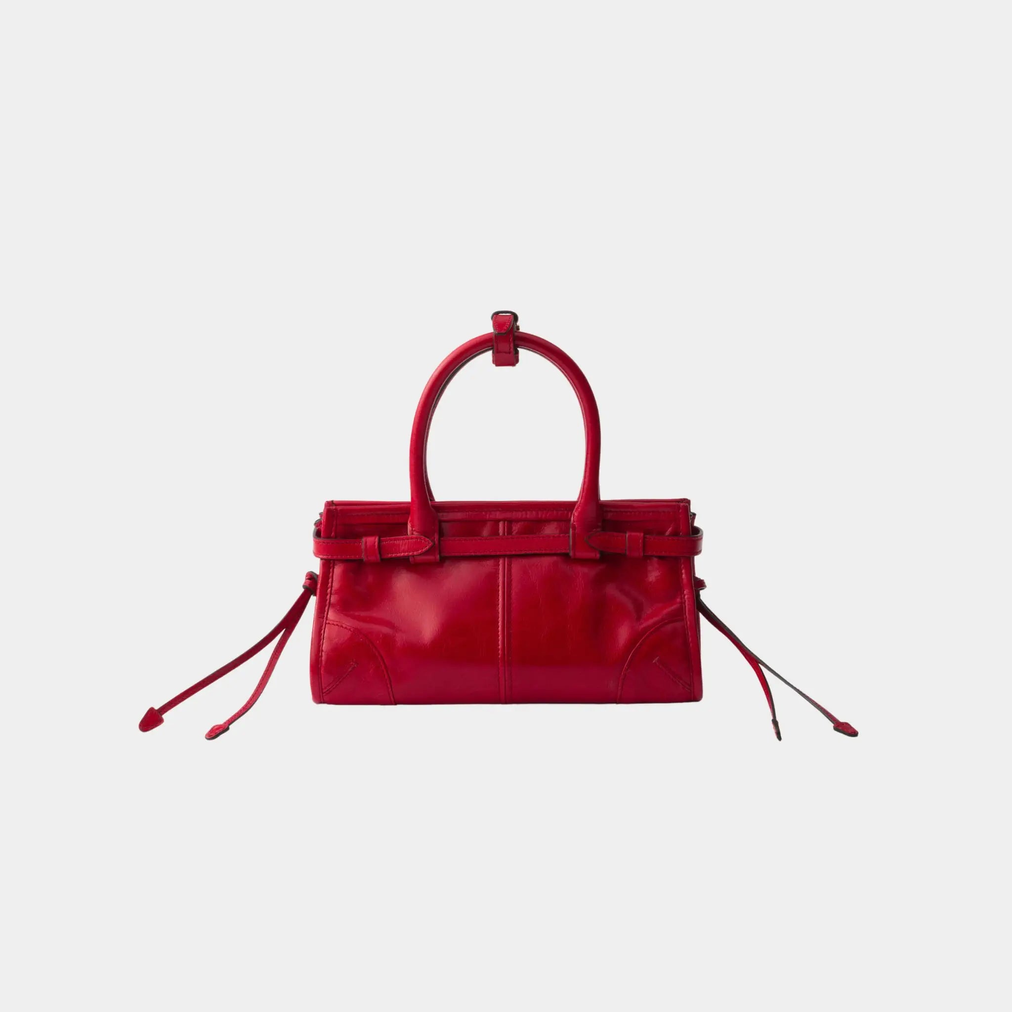 Prada Bonnie Mini Leather Handbag, Back