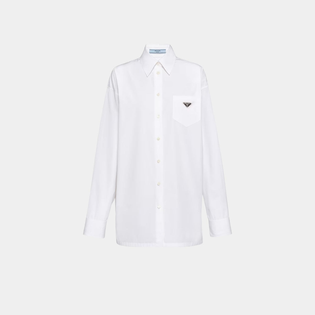 Cotton White Poplin Shirt