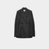 Prada Double-breasted Vintage-look Rush Stitch Jacket, Front