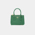 Prada Galleria Saffiano Leather Mini Bag, Mango, Front