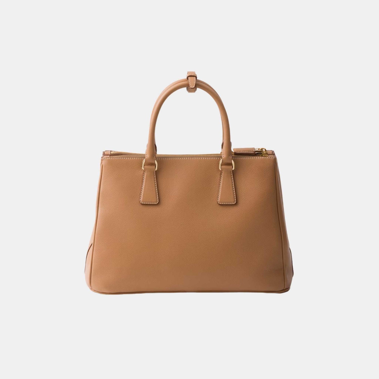 Prada Large Galleria Saffiano Leather Bag, Natural, Back